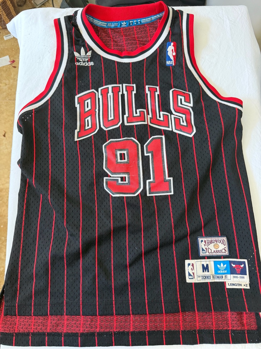 Rodman youth Bulls  jersey 10/12